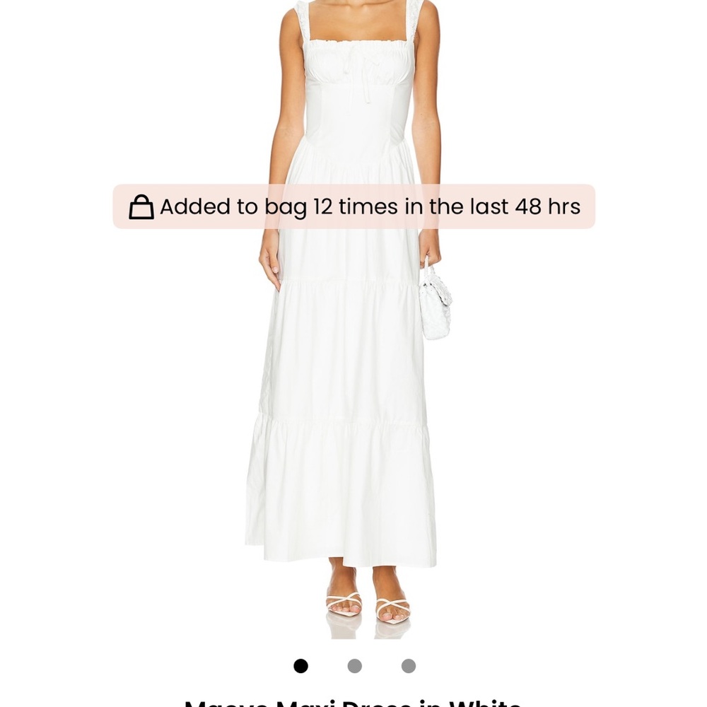 More to Come Maeve Maxi Dress White M